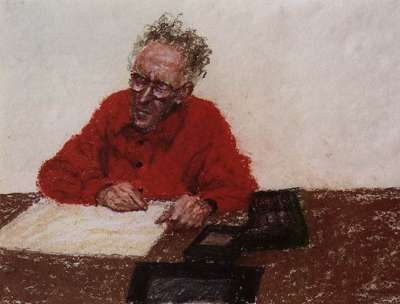 Self Portrait at Working Table